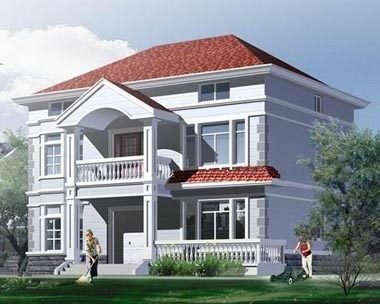 [永云別墅]991二層新農村別墅住宅設計圖紙12m×11m