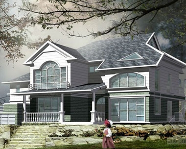 686兩層農村別墅住宅全套施工圖20m×14m